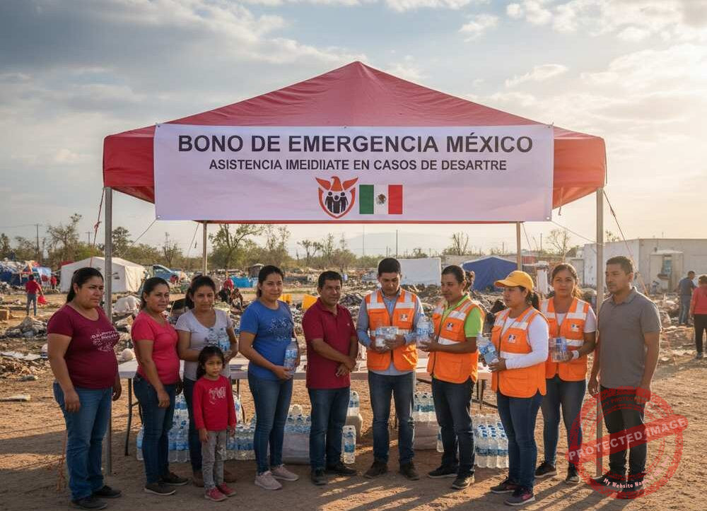 Bono de Emergencia México asistencia inmediata en casos de desastre