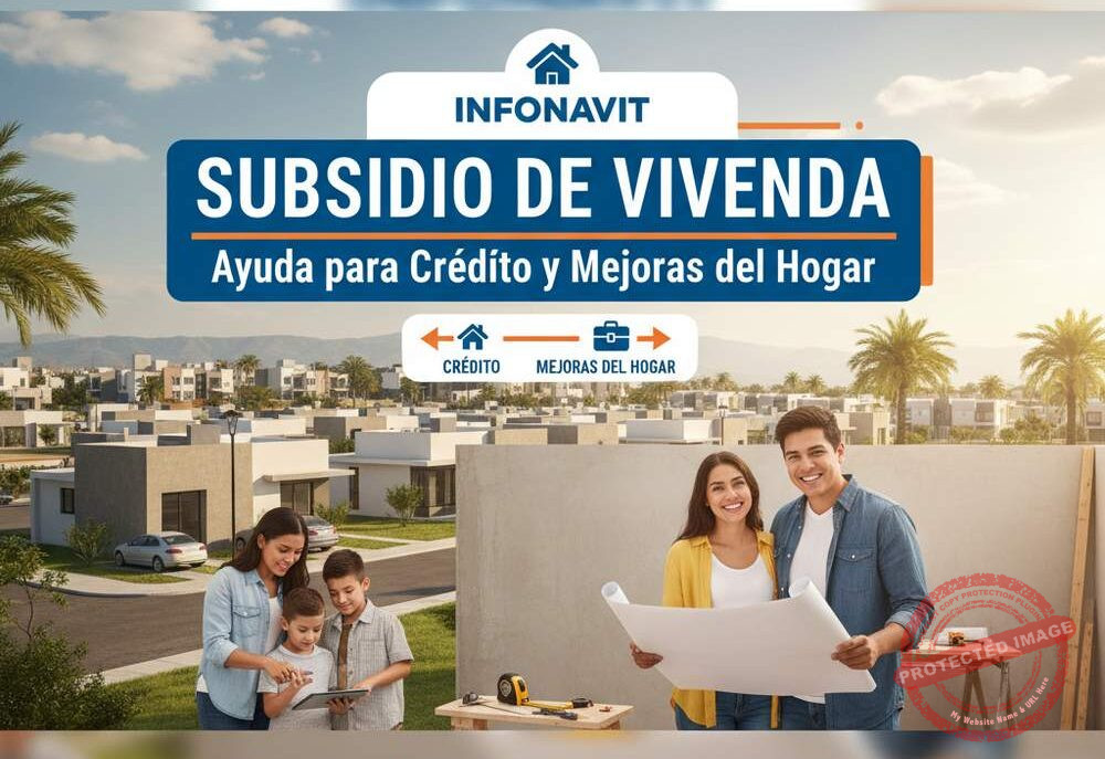 Subsidio de Vivienda INFONAVIT ayuda para crédito y mejoras del hogar