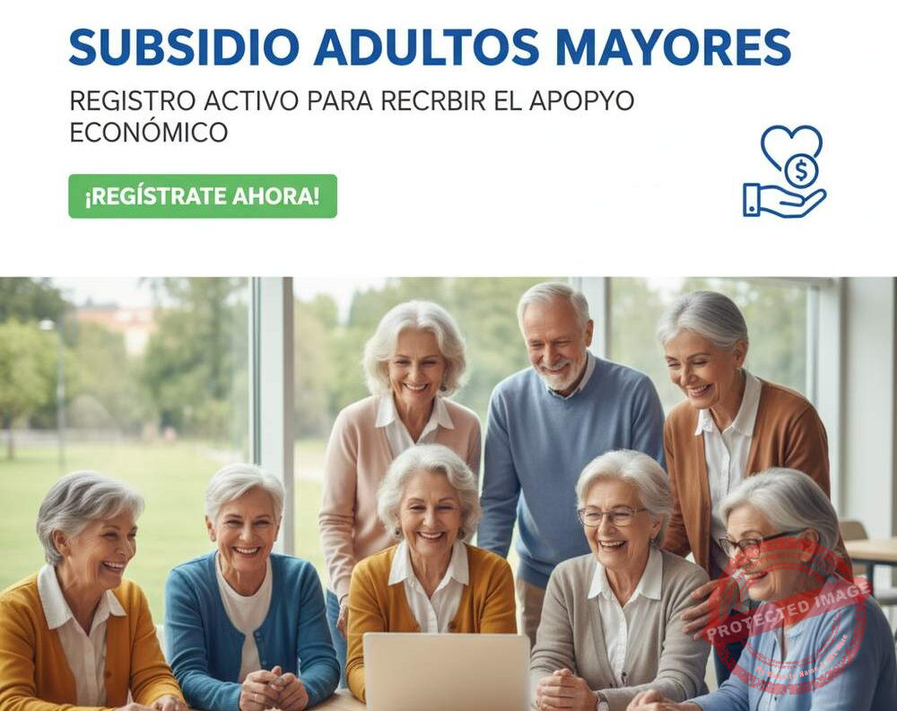 Subsidio para Adultos Mayores registro activo para recibir el apoyo económico
