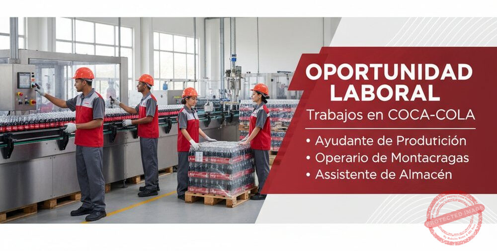 Trabajos en Coca Cola México vacantes disponibles en producción y logística